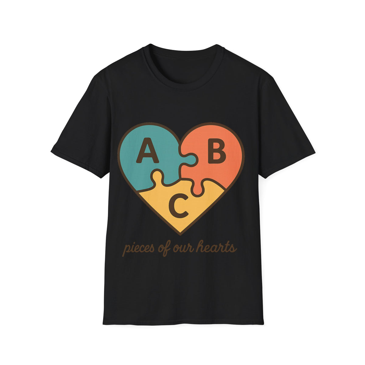 Autism Puzzle Heart T-Shirt — ABC Pieces Pride Tee- Trending Now - September 2026