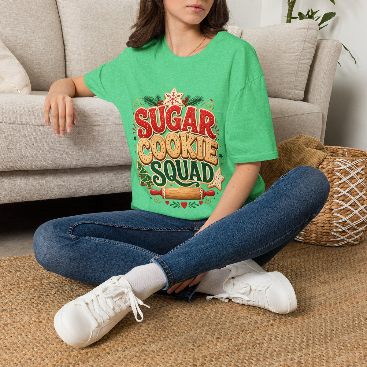 Sugar Cookie Squad T-Shirt — Festive Holiday Baking Graphic Tee