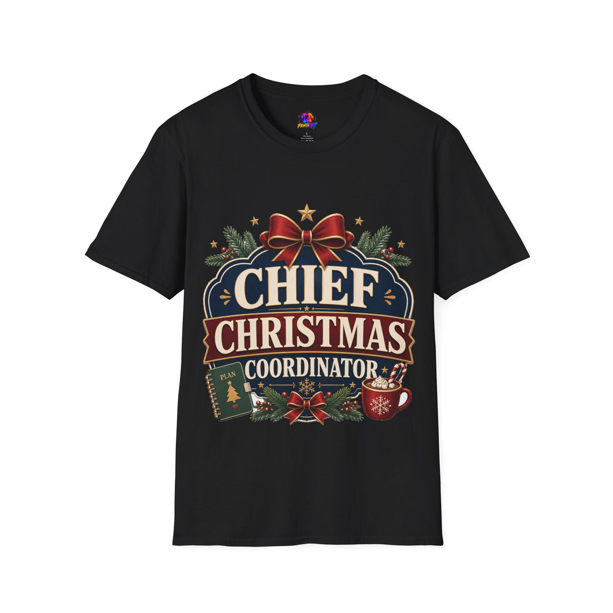 Christmas T-Shirt — "Chief Christmas Coordinator" Holiday Graphic Tee