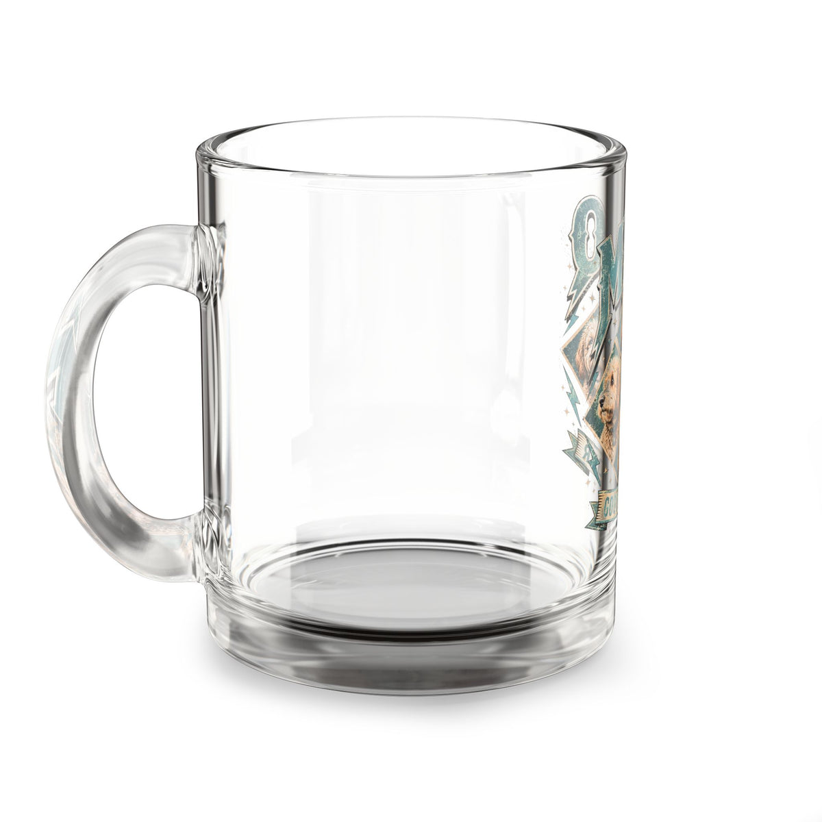 Personalized Dog Glass Mug — "Milo" Good Boy Four Photo Coffee Cup Milo Bailey Dog Dad Mom  Glass Mug 10 oz