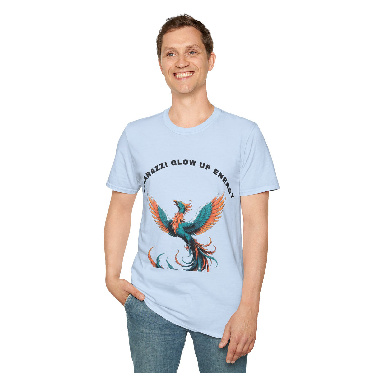 Phoenix Graphic T-Shirt — "Paparazzi Glow Up Energy" Inspirational Casual Tee - Trending Now - September 2026