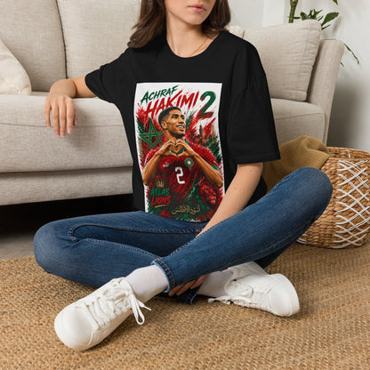 Achraf Hakimi #2 Soccer T-Shirt — Morocco Football Fan Tee
