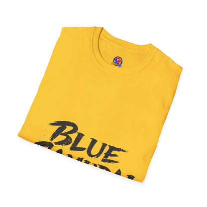 Japan Blue Samurai T-Shirt — Bold Brushstroke Graphic Tee