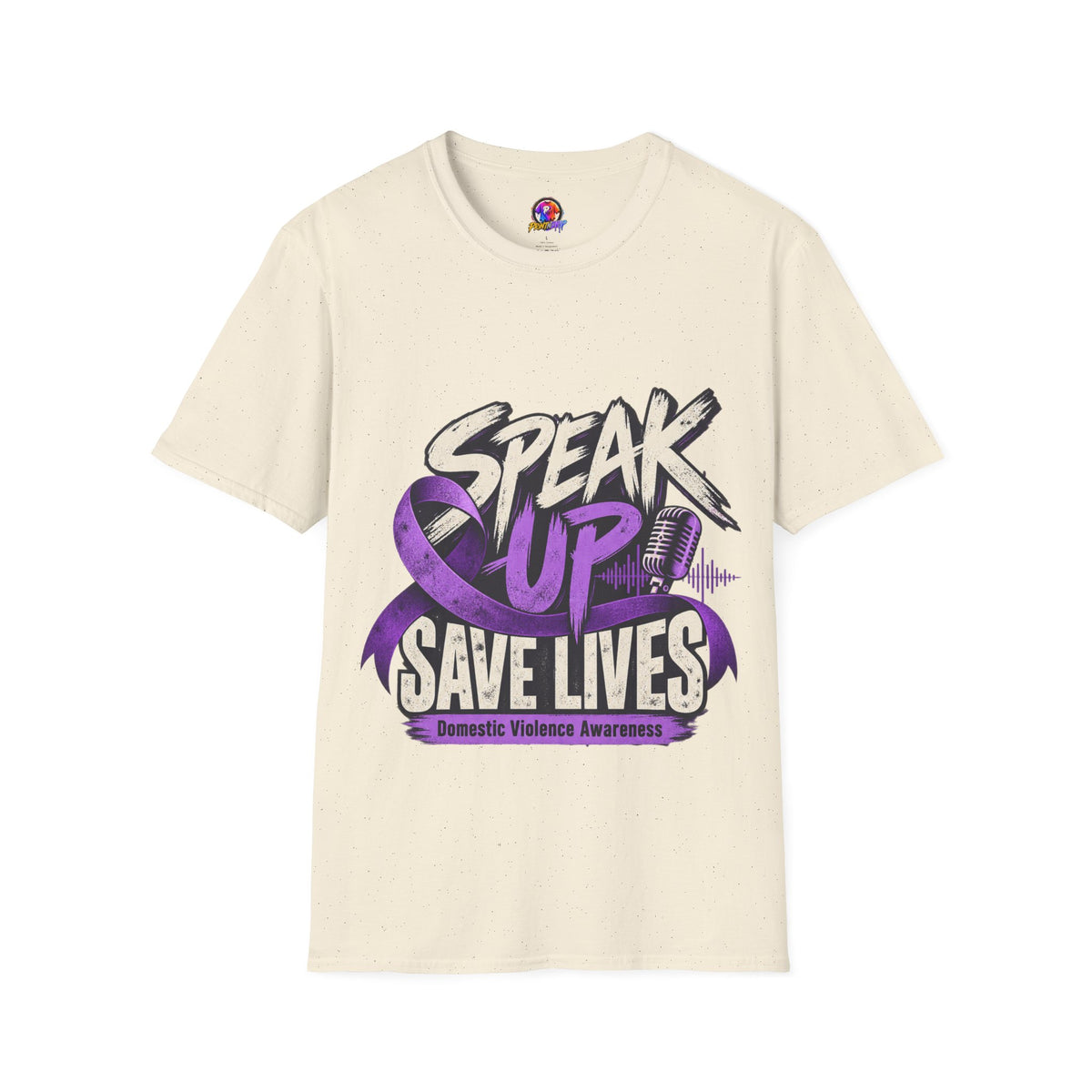 Speak Up Save Lives Domestic Violence Awareness T-Shirt