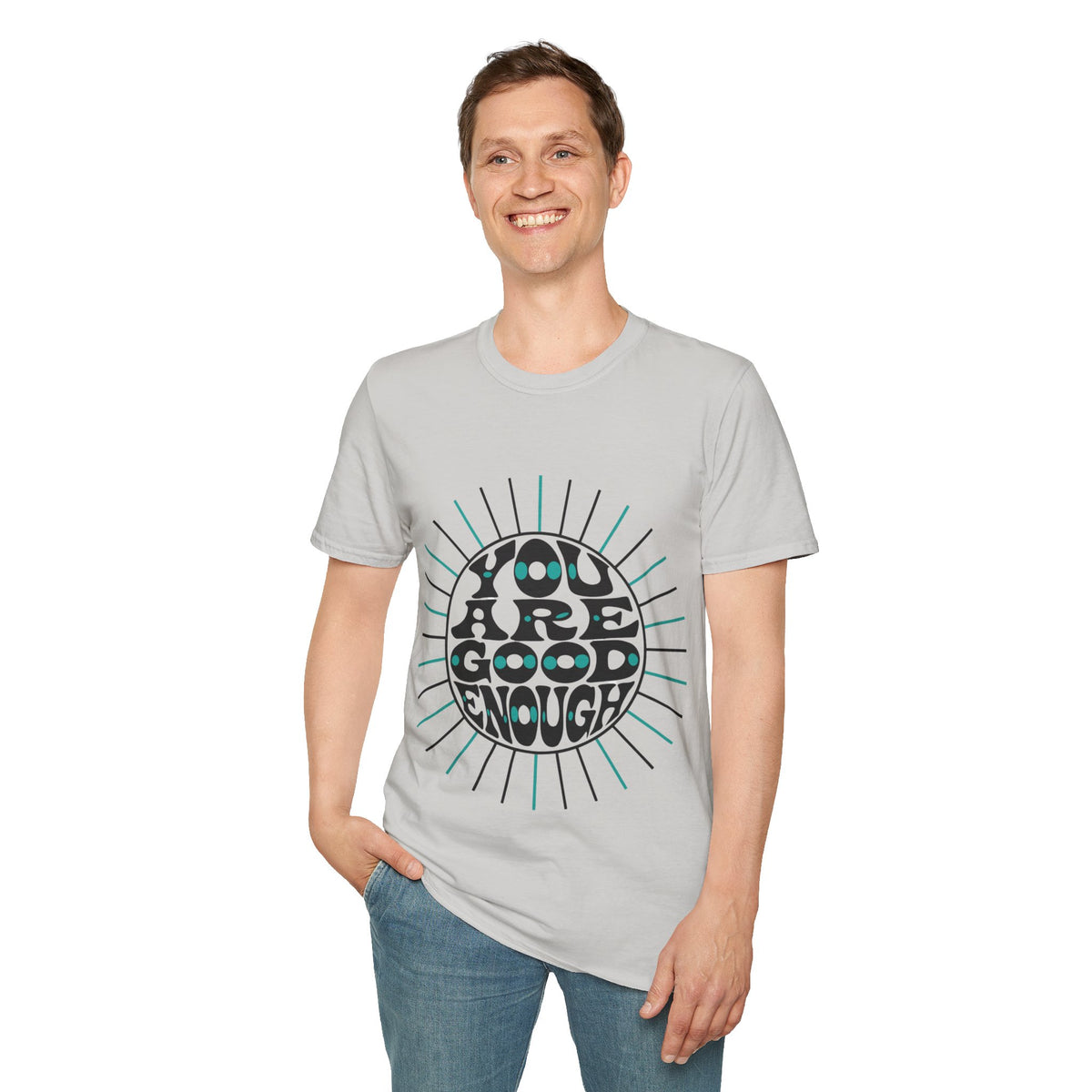 T-Shirt — "You Are Good Enough" Retro Positive Graphic Tee - Trending Now - September 2026