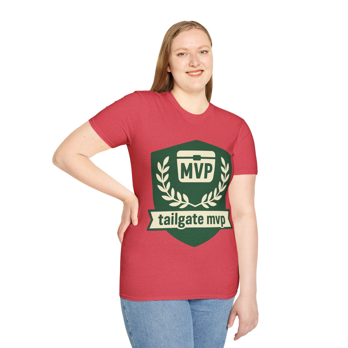 MVP Tailgate T-Shirt — Vintage Green MVP Badge Tee - Trending Now - August 2026