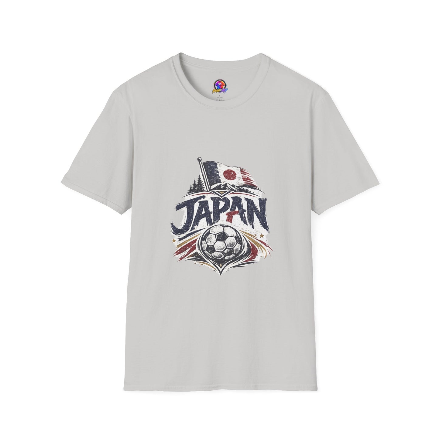 Japan Soccer T-Shirt – Vintage Flag & Crest Football Tee