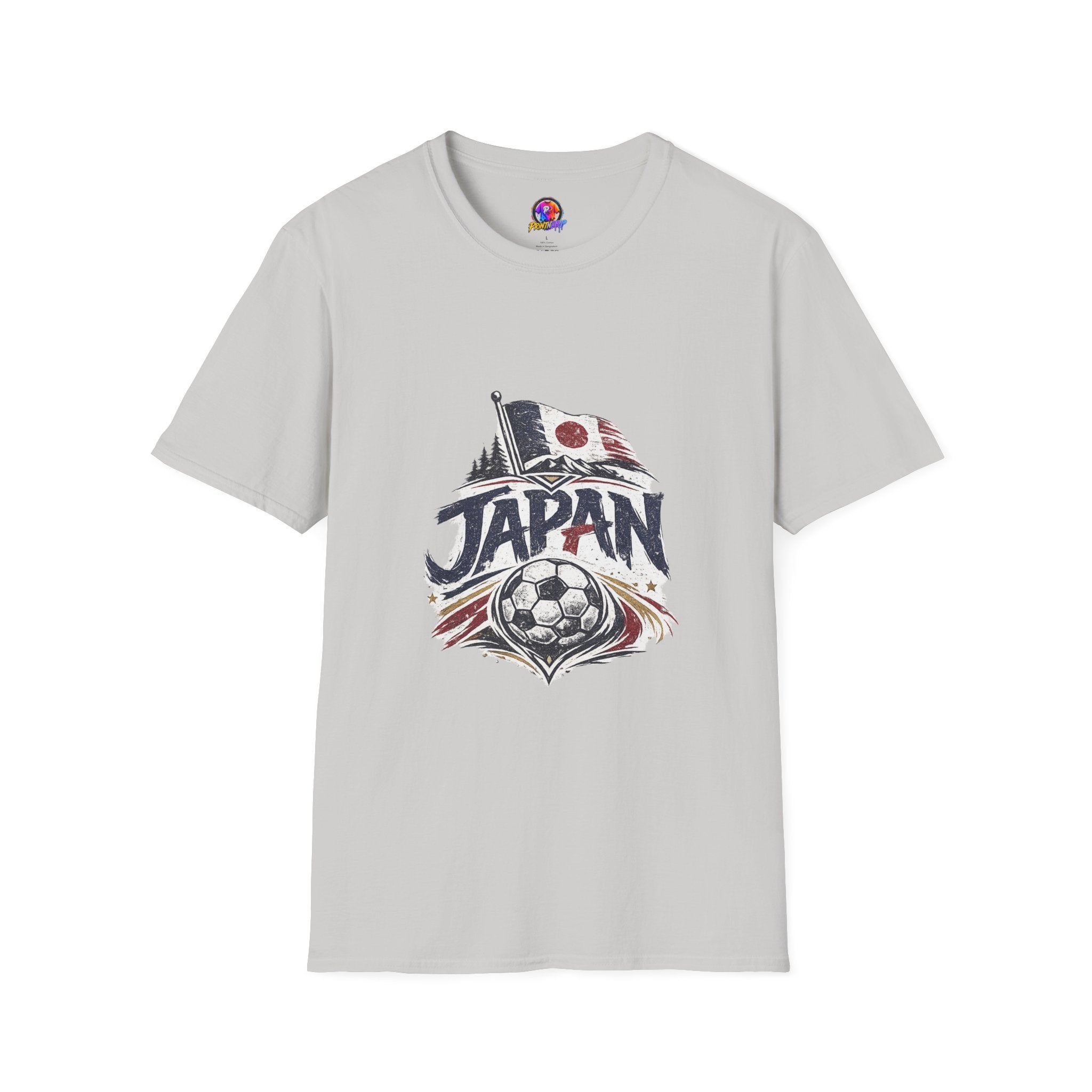 Japan Soccer T-Shirt – Vintage Flag & Crest Football Tee