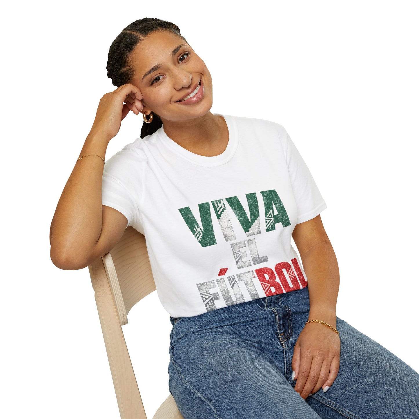 Mexico T-Shirt — "Viva El Fútbol" Mexican Soccer Graphic Tee