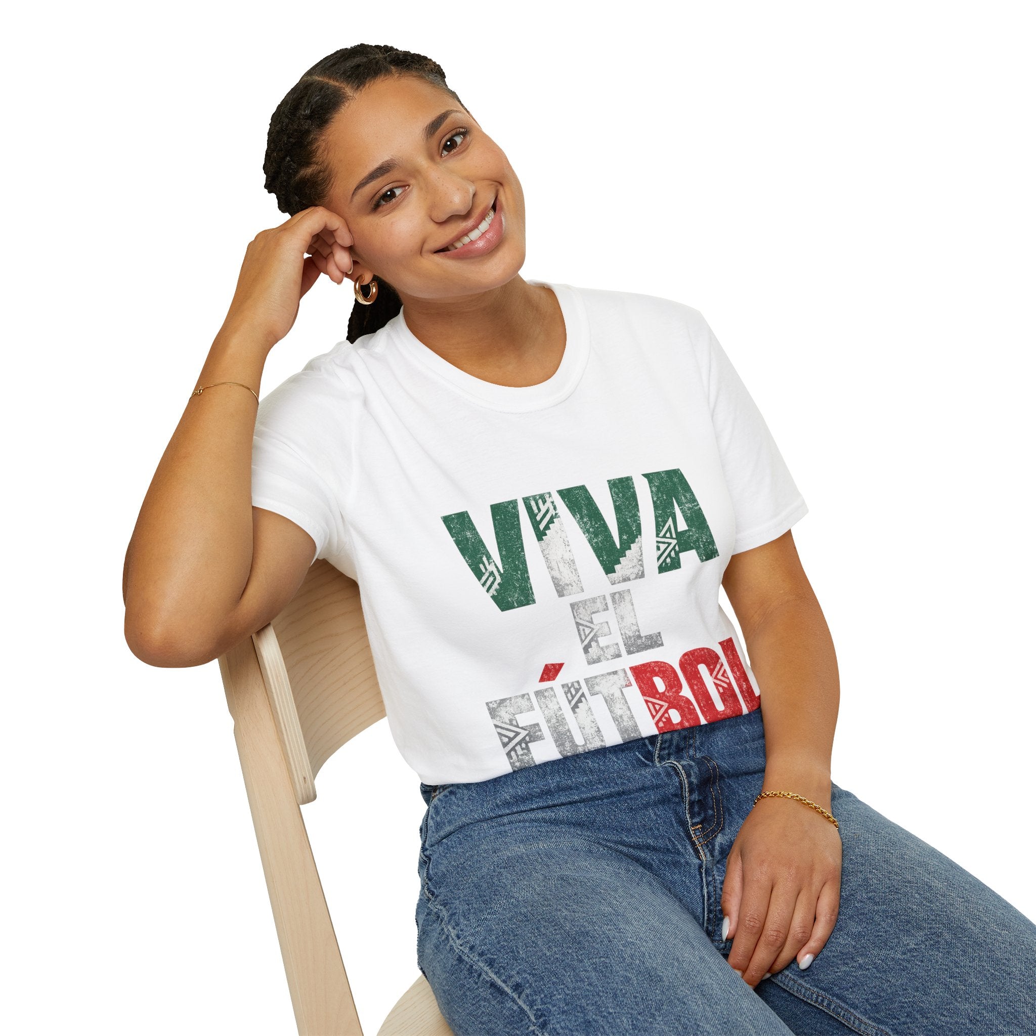 Mexico T-Shirt — "Viva El Fútbol" Mexican Soccer Graphic Tee
