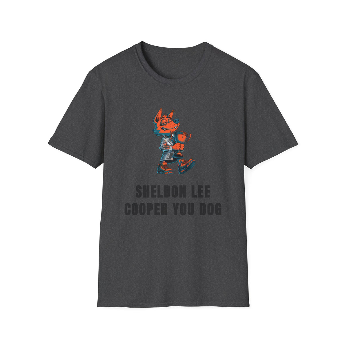 Cute Red Fox Graphic T-Shirt — "Sheldon Lee Cooper You Dog" - Trending Now - September 2026