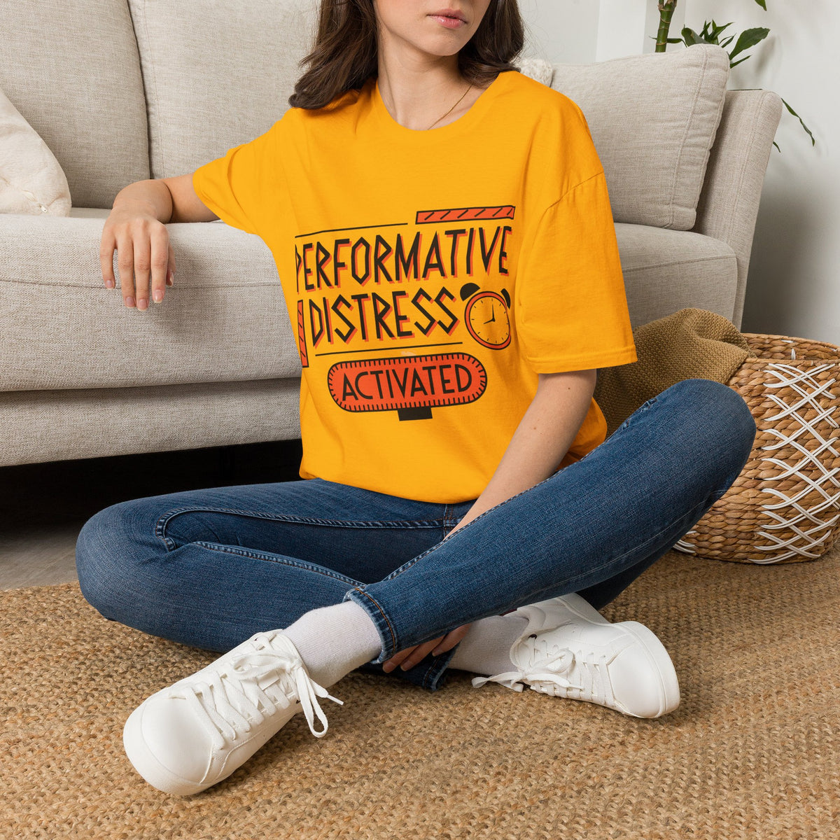 Performative Distress Activated T-Shirt - Trending Now - August 2026