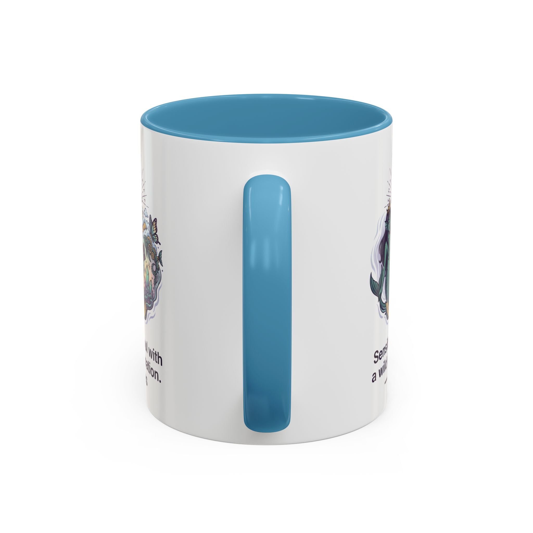 Pisces Coffee Mug — "Sensitive soul with a wild imagination" Astrological Zodiac Accent Mug