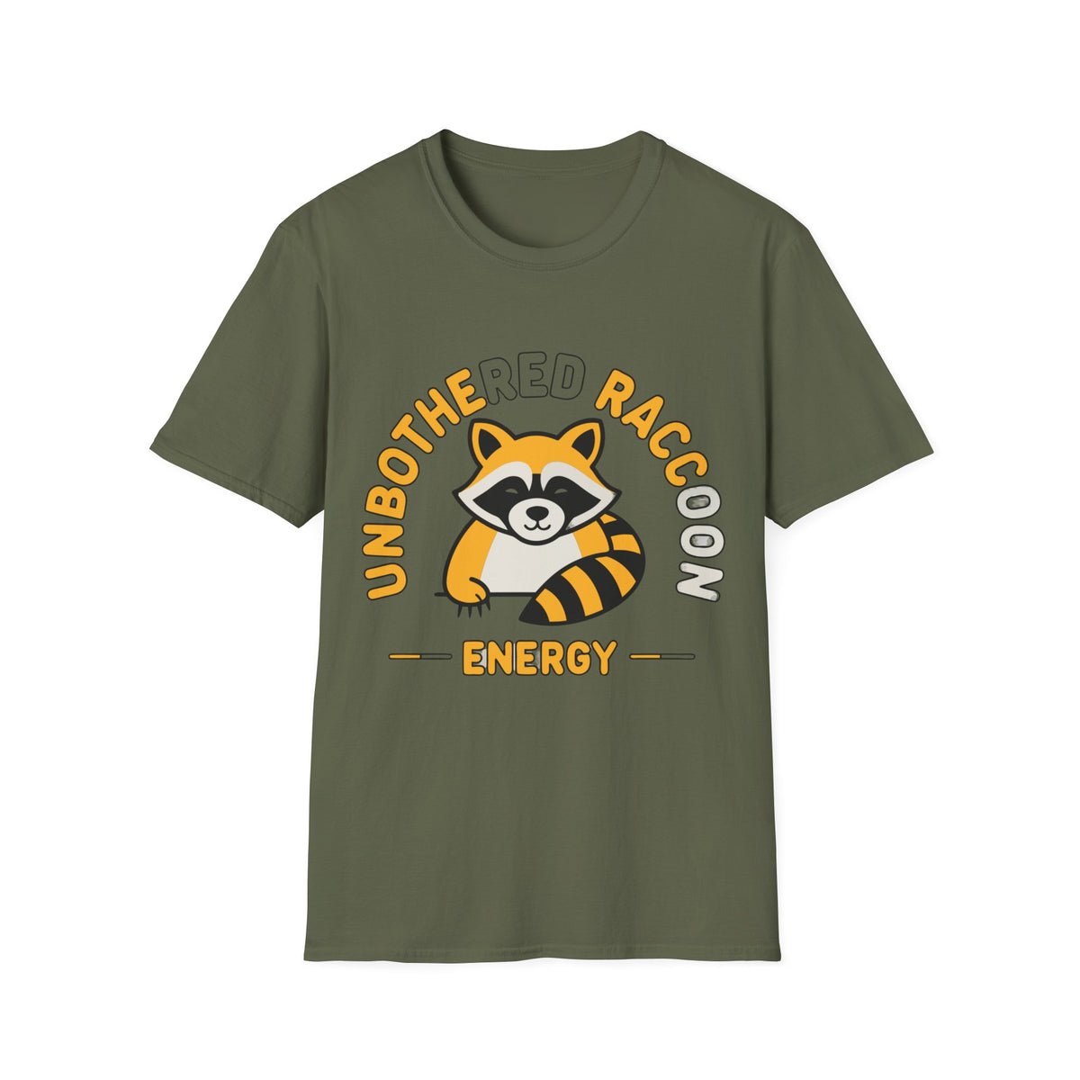 Unbothered Raccoon T-Shirt — Cute Relaxed Graphic Tee ("Unbothered Raccoon Energy") - Trending Now - August 2026