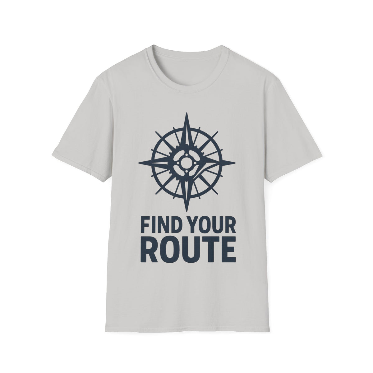 "Find Your Route" Compass Graphic Tee | Minimalist Adventure Travel T-Shirt - Trending Now - September 2026