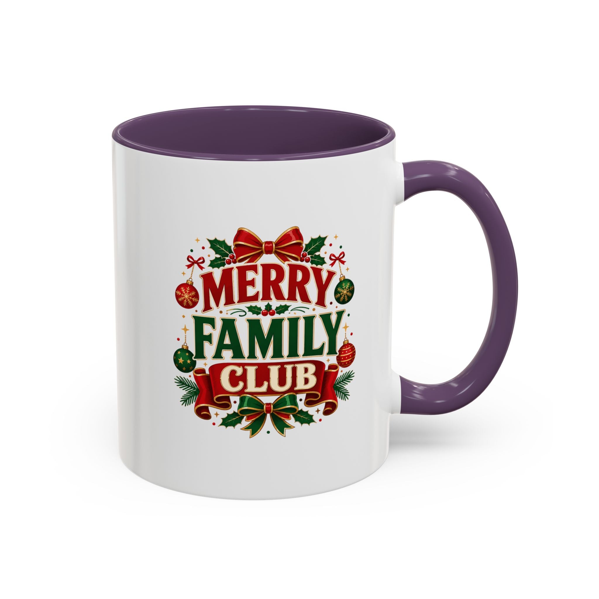 Accent Coffee Mug Merry Family Club