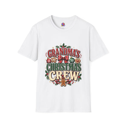 T-Shirt — Grandma's Christmas Crew Holiday Tee