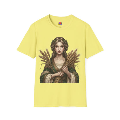 Goddess of Harvest T‑Shirt — Wheat Maiden Graphic Tee