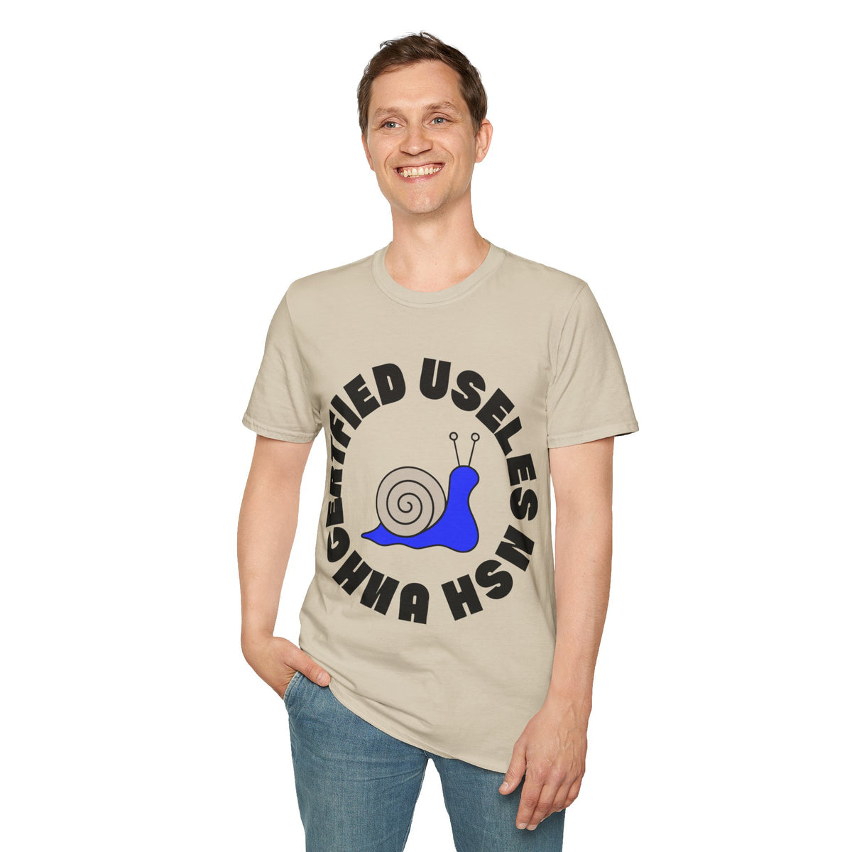 Certified Useless Snail T-Shirt — Funny Cute Graphic Tee for Sarcastic Gifts - Trending Now - August 2026