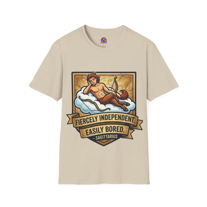 Sagittarius Zodiac T‑Shirt — Fiercely Independent, Easily Bored Astrology Tee