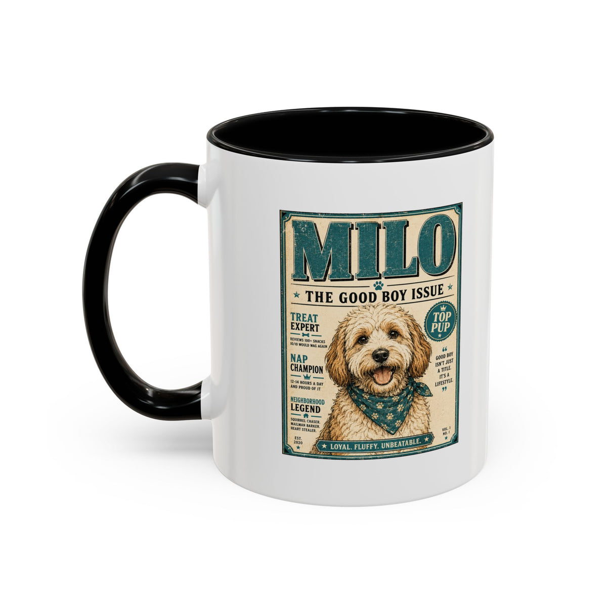 Milo Bailey Dog Dad Mom Milo 'The Good Boy Issue' Coffee Mug
