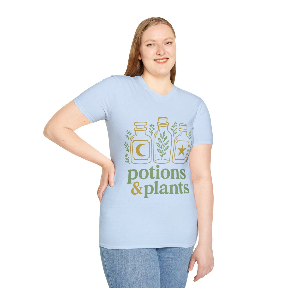 Potions & Plants T-Shirt — Botanical Apothecary Graphic Tee - Trending Now - August 2026