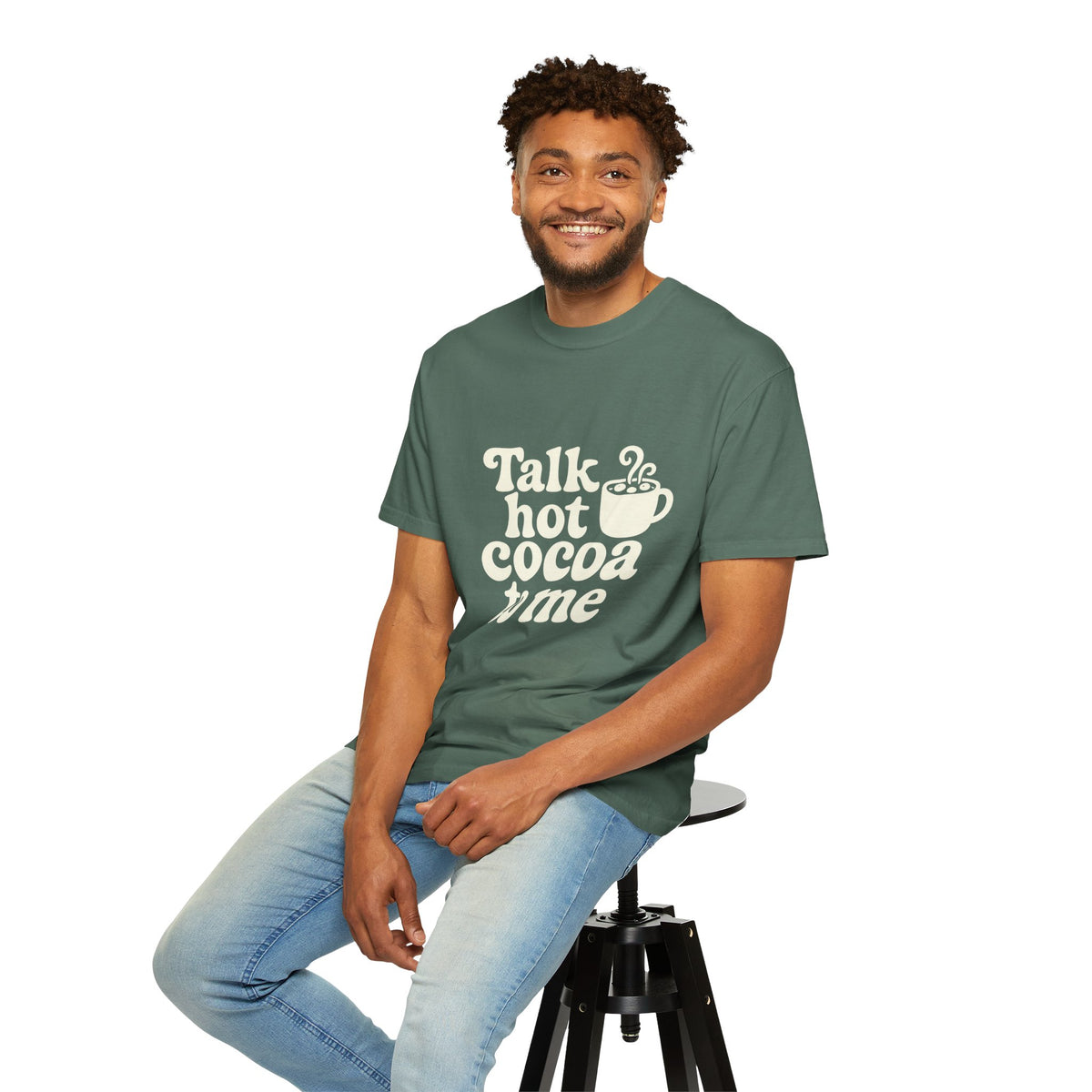 Talk Hot Cocoa To Me Tee - Funny Winter Mug Graphic T-Shirt - Trending Now - October 2026