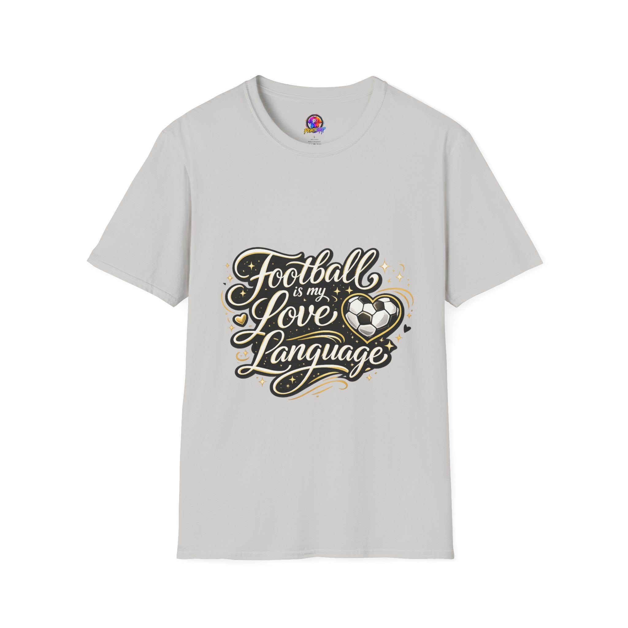 Women's/Unisex Soccer Fan Shirt Football Is My Love Language Tee —