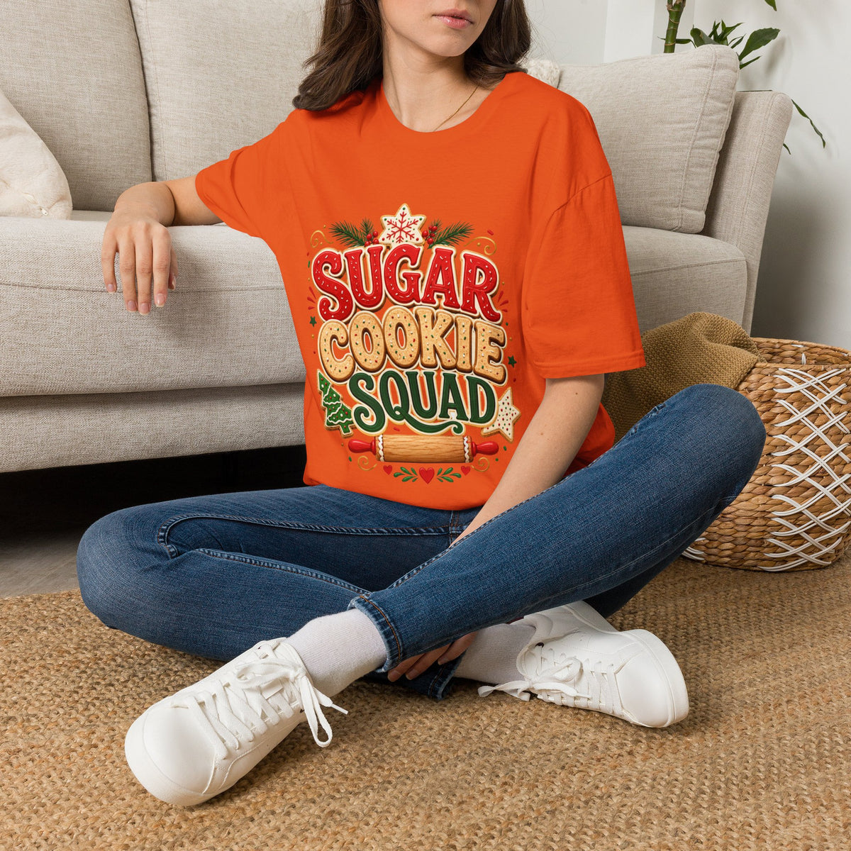 Sugar Cookie Squad T-Shirt — Festive Holiday Baking Graphic Tee