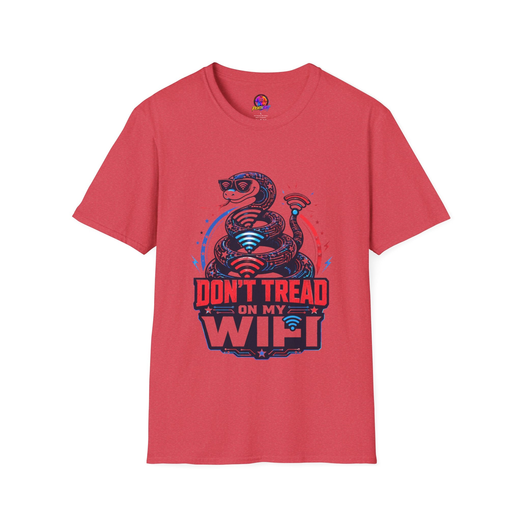Don’t Tread on My WiFi T-Shirt — Patriotic Gadsden Snake WiFi Tee
