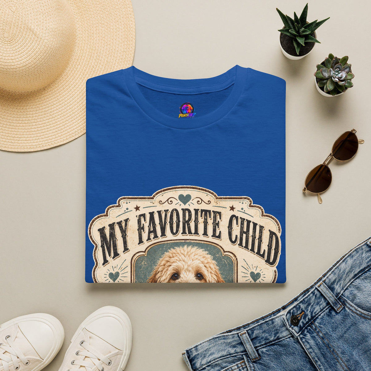 My Favorite Child Dog Mom T-Shirt — Cute Pet Lover Tee