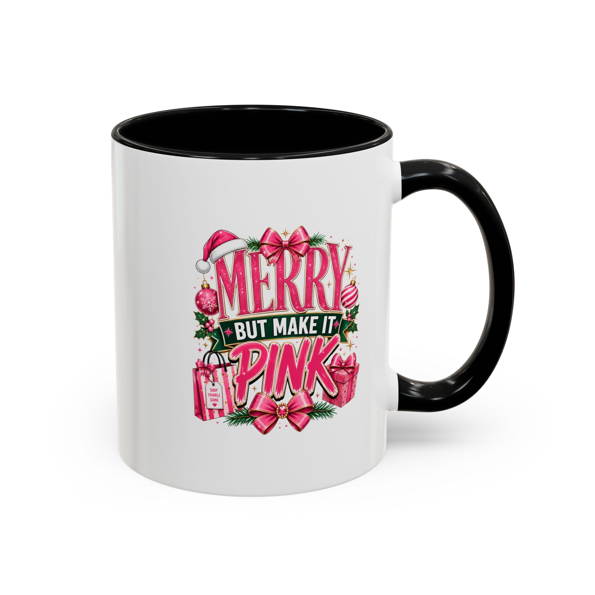 Accent Coffee Mug Merry Pink