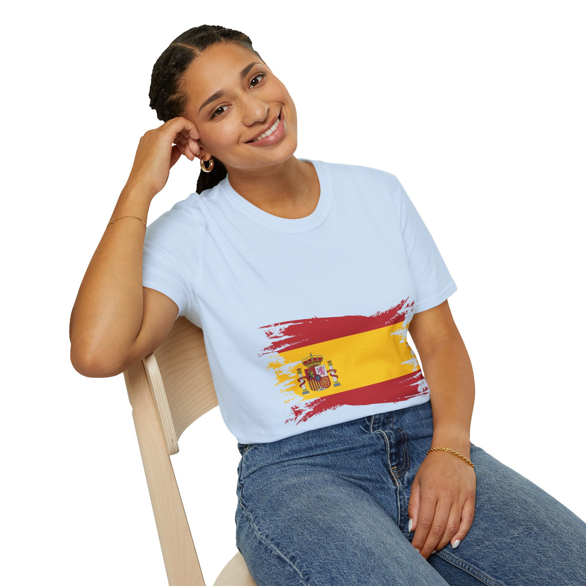 Spain Flag T-Shirt — Distressed Spanish Flag Graphic Tee