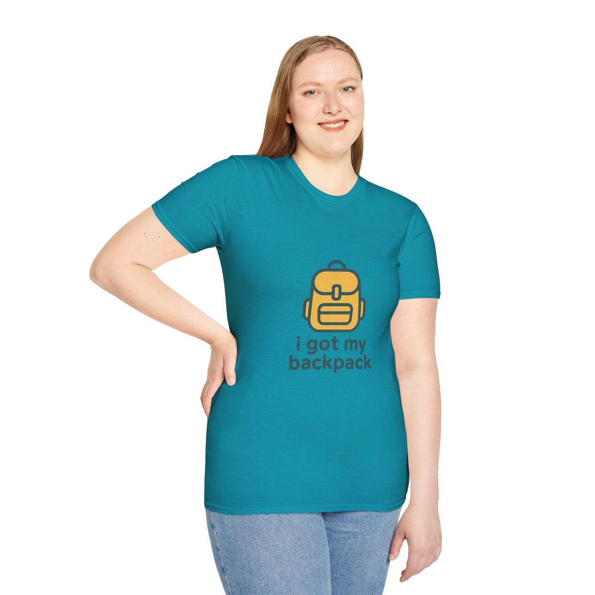 Minimalist Backpack Graphic T‑Shirt – Cute Tiny Backpack Logo Tee - Trending Now - August 2026