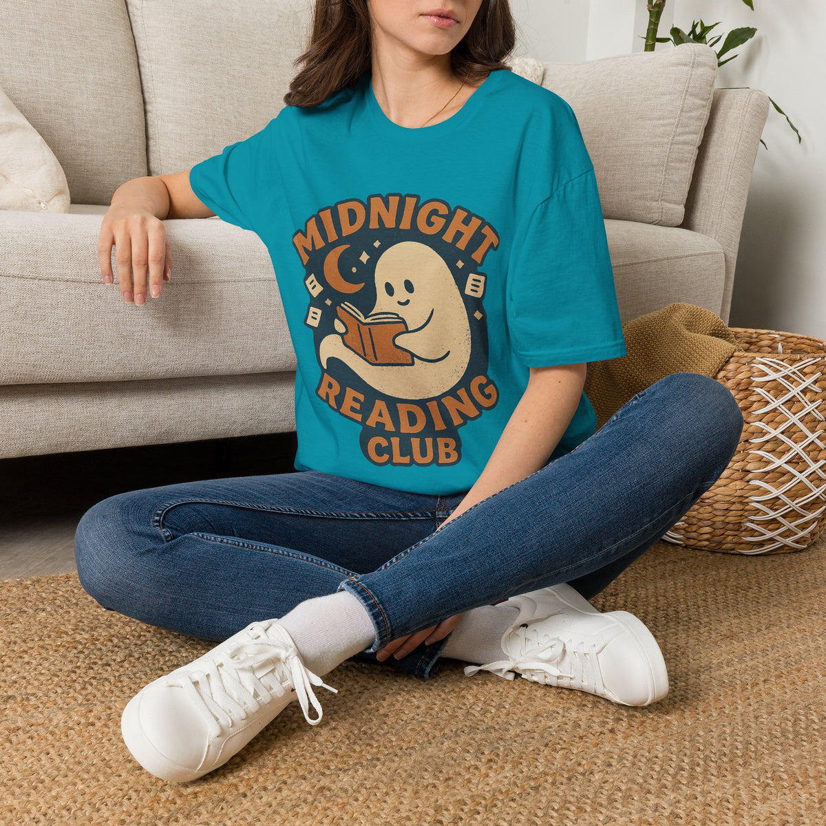Midnight Reading Club T-Shirt — Cute Ghost Booklover Tee - Trending Now - August 2026