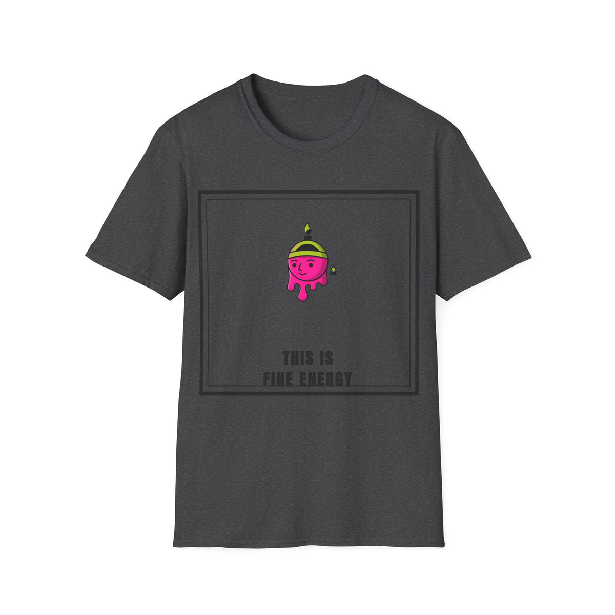 This Is Fine Energy T‑Shirt — Cute Pink Character Graphic Tee - Trending Now - September 2026