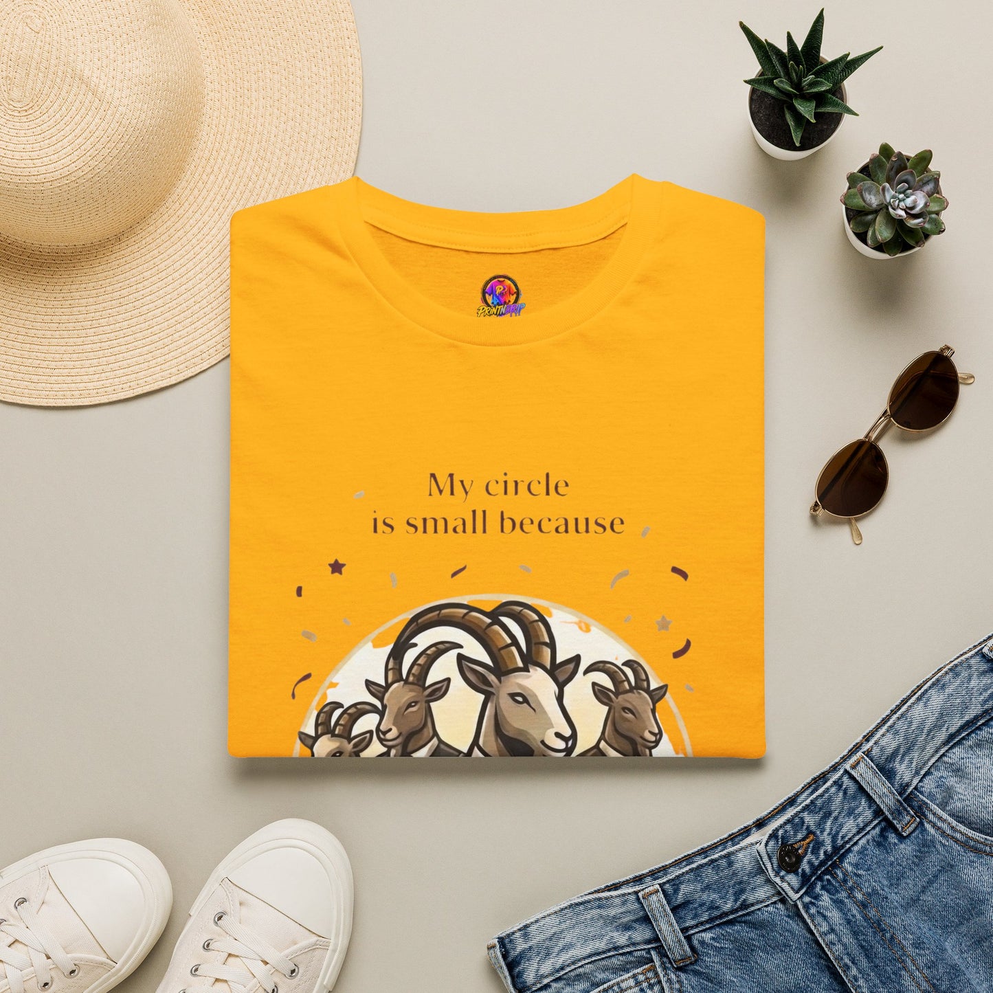Capricorn Zodiac T-Shirt — "My Standards Are High" Astrology Tee