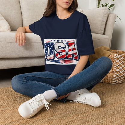 USA Flag Graphic T-Shirt — Patriotic American Pride Tee
