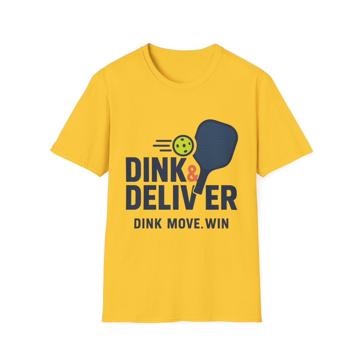 Pickleball Player T‑Shirt — 'Dink. Drive. Deliver.' Graphic Tee for Pickleball Fans - Trending Now - August 2026