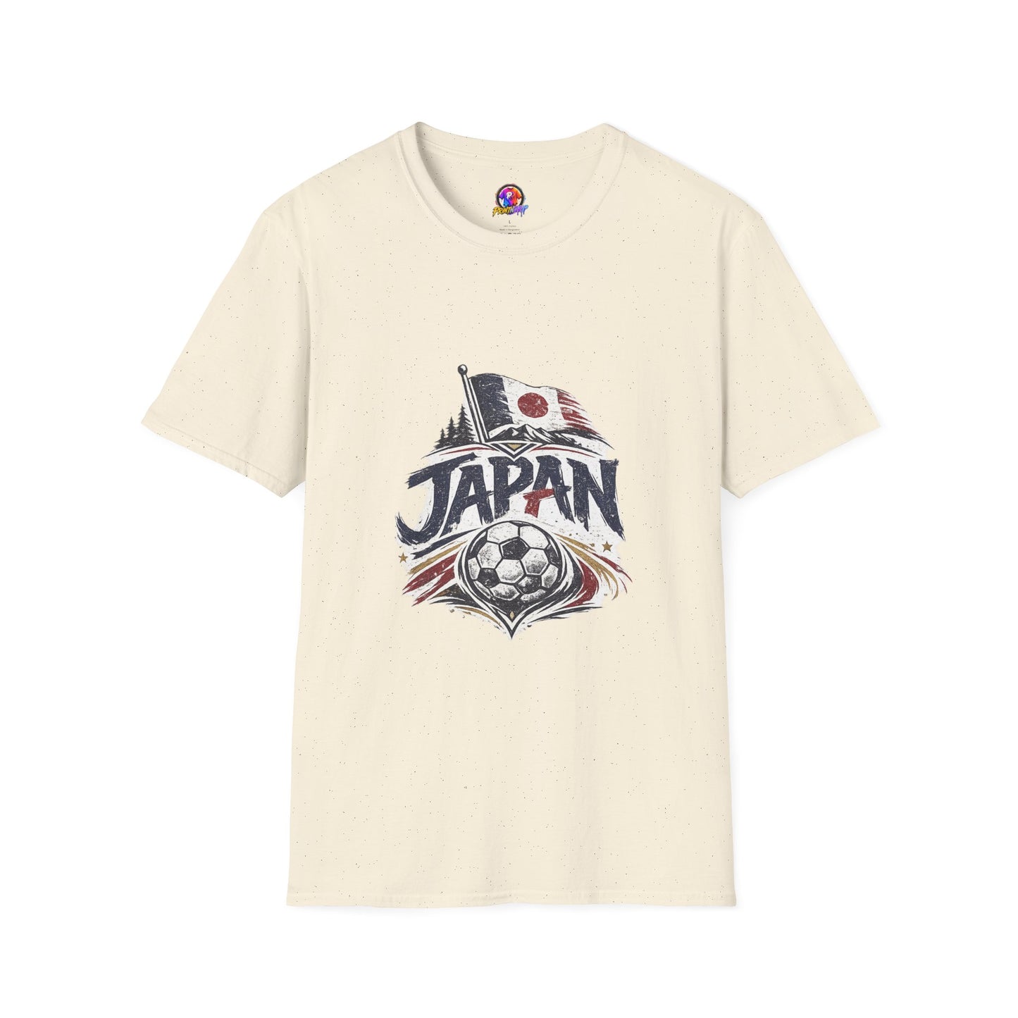 Japan Soccer T-Shirt – Vintage Flag & Crest Football Tee