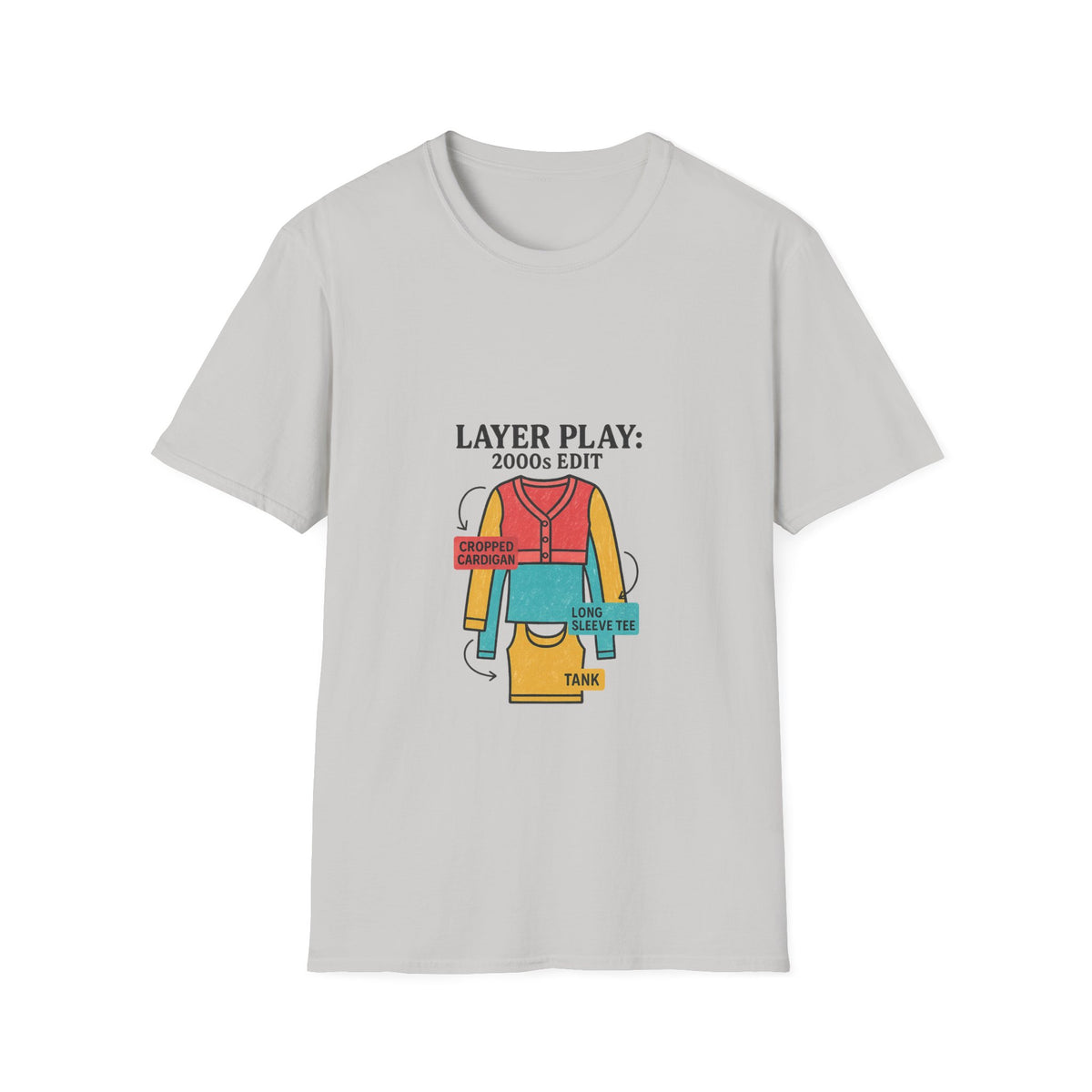 Layer Play: 2000s Edit T-Shirt - Trending Now - October 2026