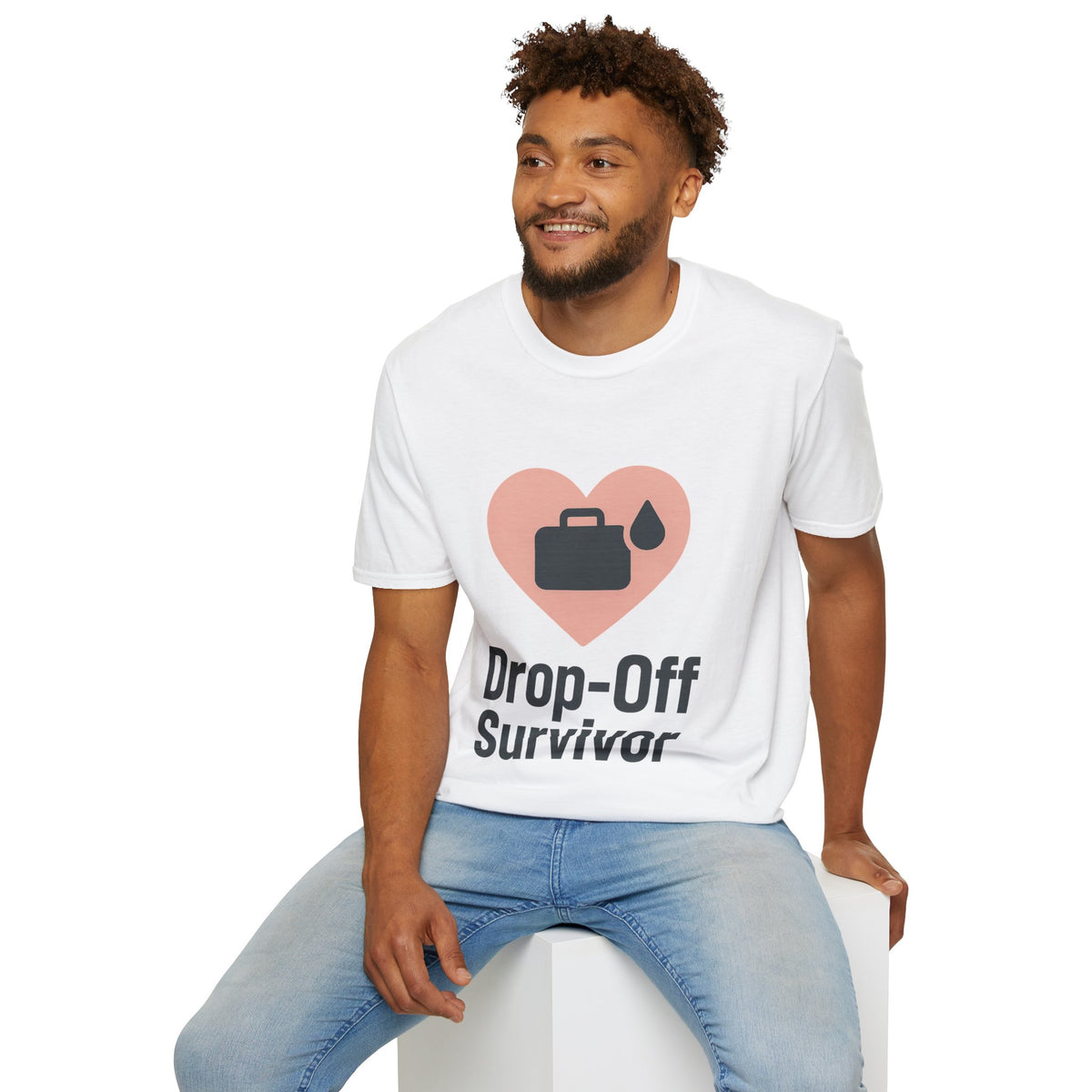 Drop-Off Survivor T-Shirt — Heart & Inkjet Printer Rescue Tee - Trending Now - August 2026