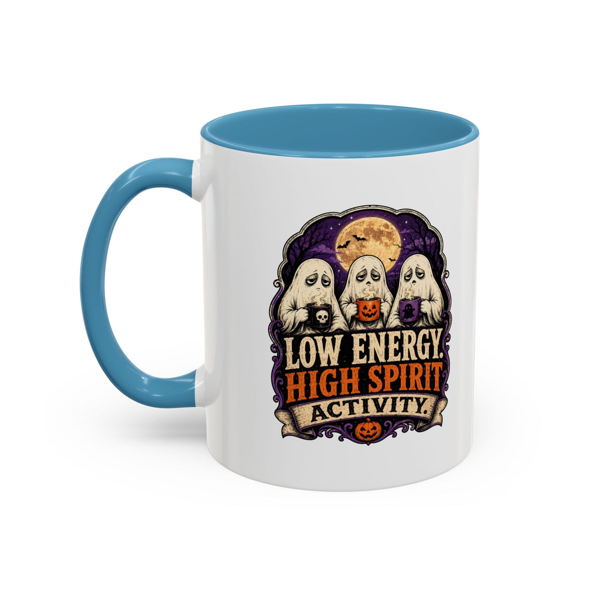 Halloween  Low Energy High Spirit Accent Coffee Mug