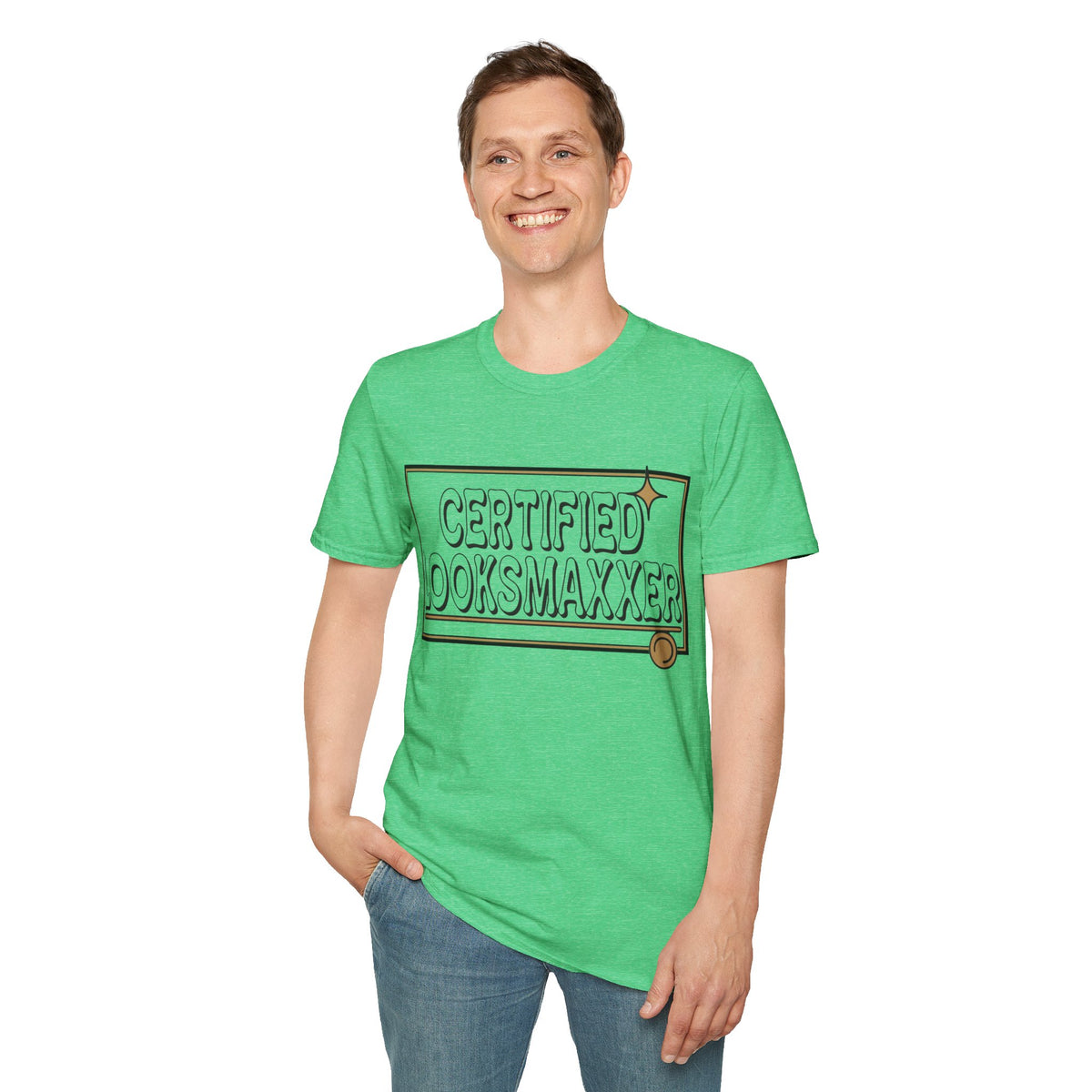 Certified Looksmaxxer T-Shirt — Funny Aesthetic Confidence Tee - Trending Now - August 2026