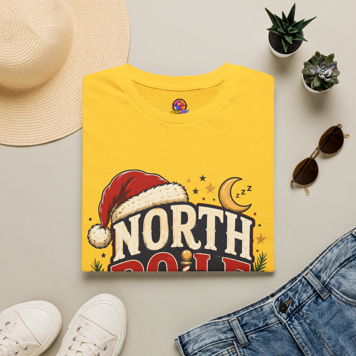 North Pole Nap Team T-Shirt — Funny Christmas Sleepy Holiday Tee