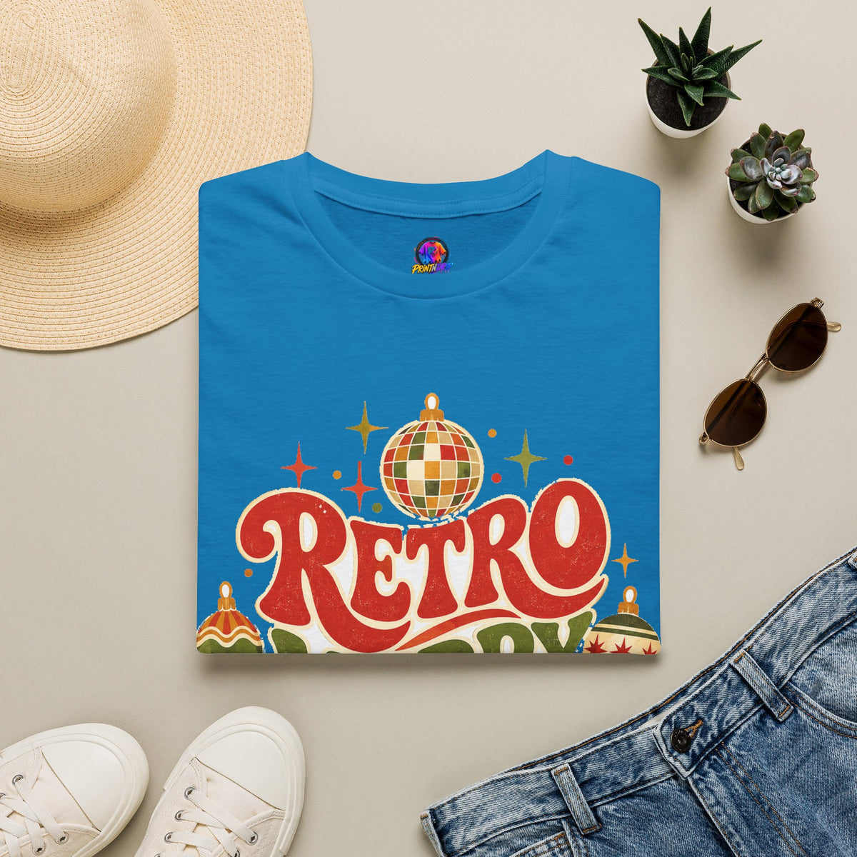 Retro Merry Energy T-Shirt