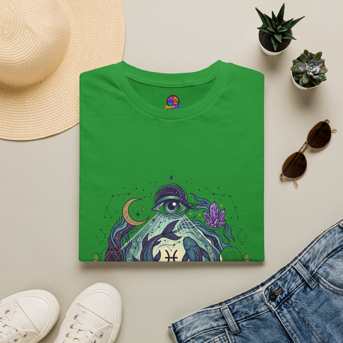 Pisces Mystic T-Shirt — 'I See Things You Don't' Astrology Tee