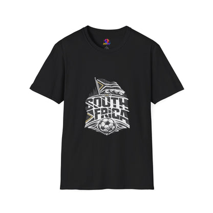 South Africa Flag & Soccer Crest T‑Shirt