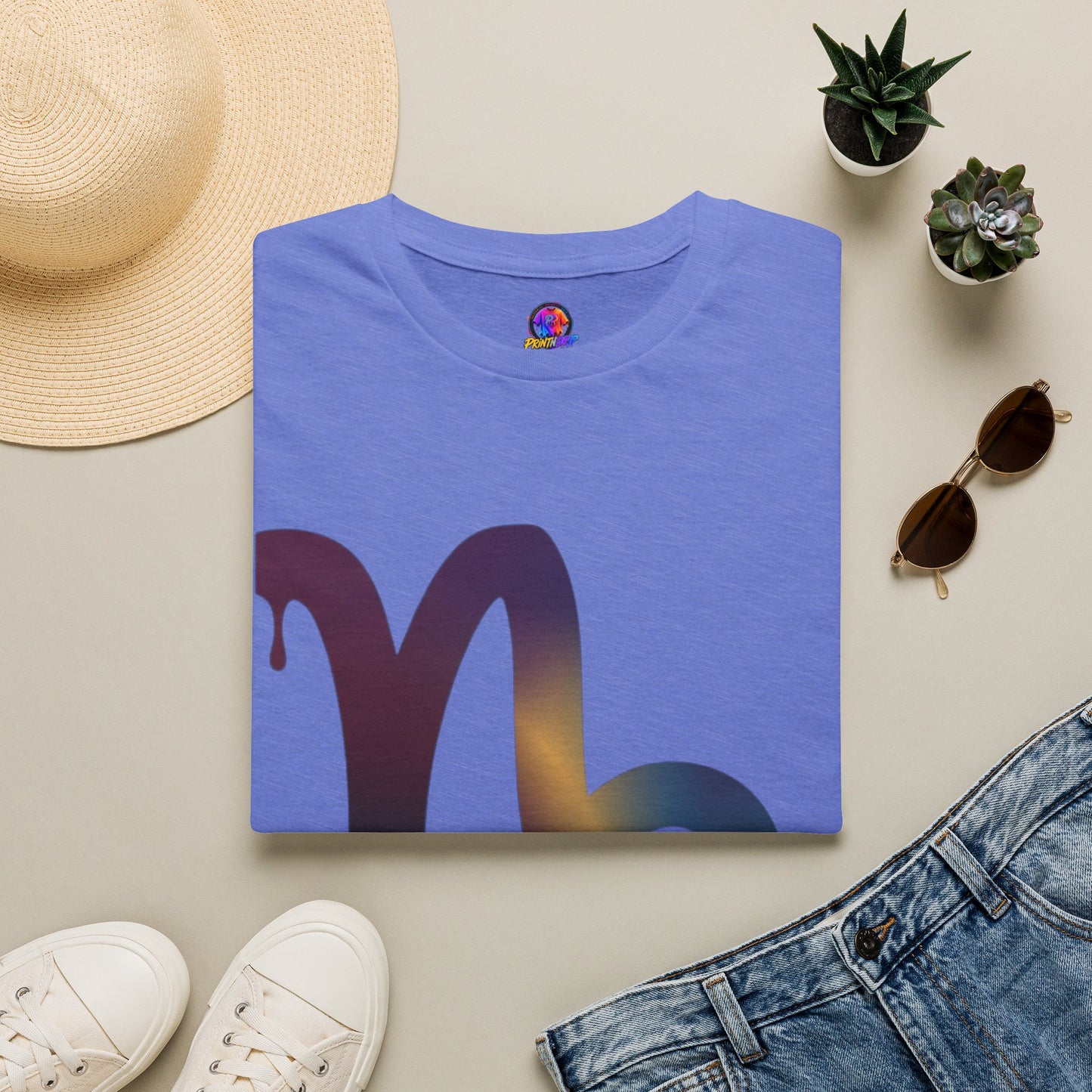 Dripping Gradient Capricorn T-Shirt