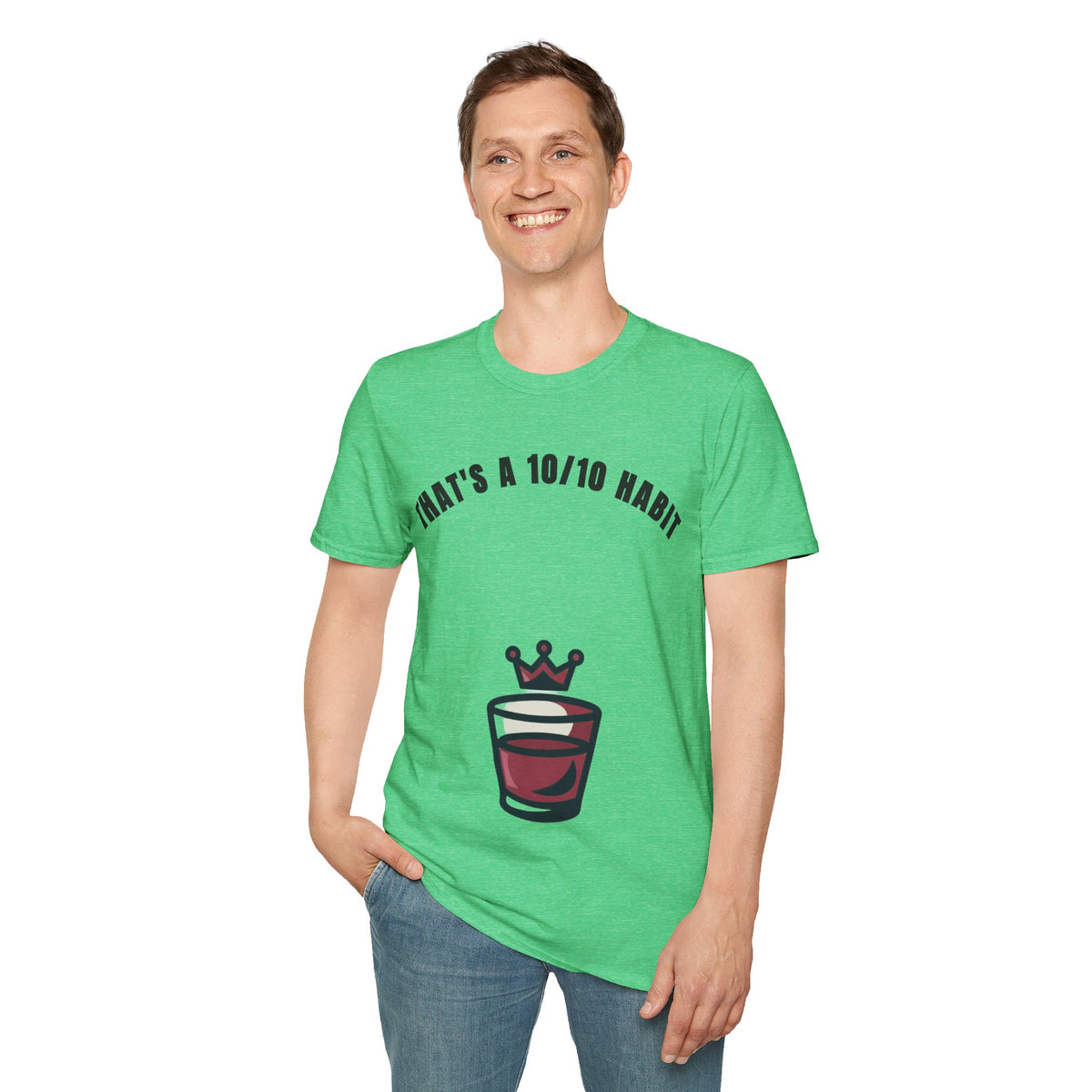 That's a 10/10 Habit T-Shirt — Coffee & Routine Graphic Tee - Trending Now - September 2026
